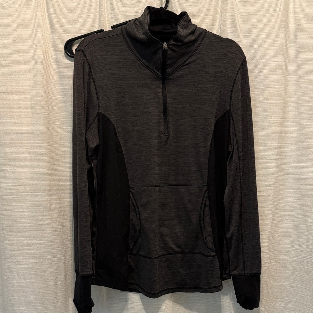 Maurices Charcoal Quarter-Zip Top